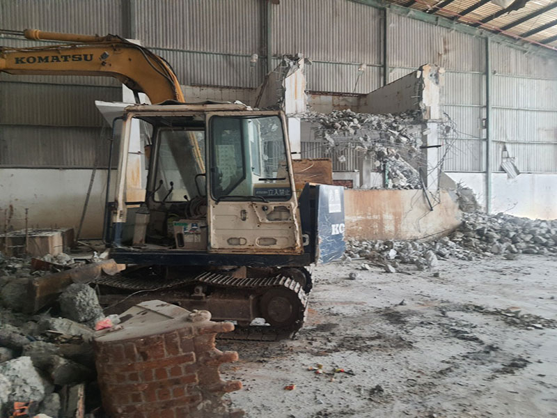 Gia Phúc Phát cam kết trả lại mặt bằng sạch sẽ, gọn gàng ngay sau khi hoàn tất đục phá bê tông